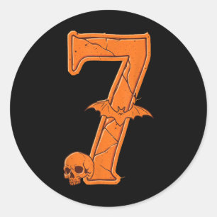 Sticker Rond Costume de Halloween assorti pour couple de mème S