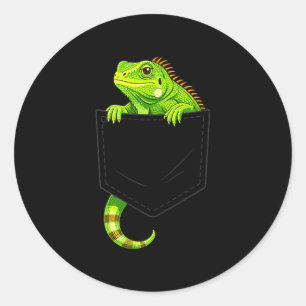 Sticker Rond Costume d'iguane reptile lézard halloween hommes e
