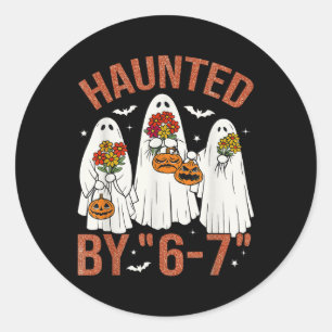 Sticker Rond Costume Halloween Méchant Mignon 67 Meme