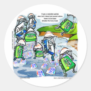 Sticker Rond Côte d'Ivoire Cadeaux drôles et surprenants T-shir