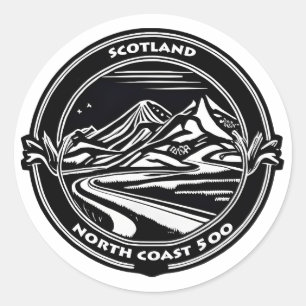 Sticker Rond côte nord 500 écosse