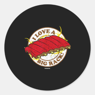 Sticker Rond Côtes de porc BBQ