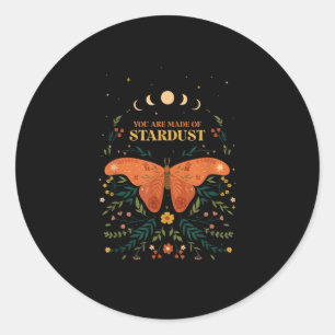 Sticker Rond Cottagecore Goblincore Académie Esthétique Goth Wi