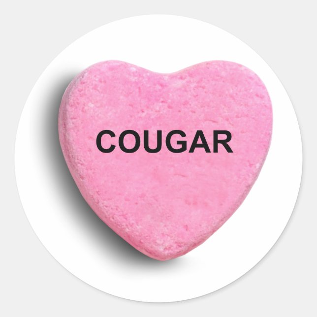 STICKER ROND COUGAR (Devant)