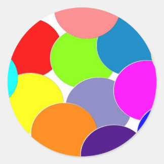 Sticker Rond couleur