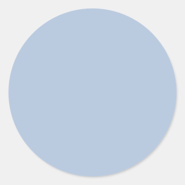 Sticker Rond couleur bleu (Devant)