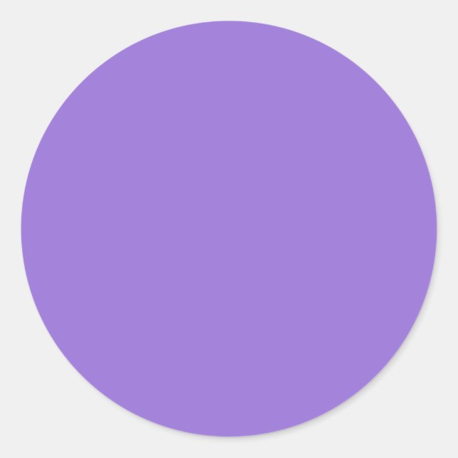 Sticker Rond Couleur cadeau foncé Pastel violet Complet (Devant)