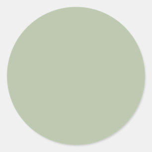 Sticker Rond Couleur claire et verte