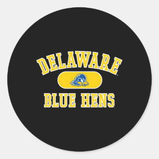 Sticker Rond Couleur de l'équipe de Varsity des poules bleues d