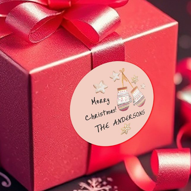 Sticker Rond Couleur d'eau douce Pays Illustrations rustiques (Créateur téléchargé)