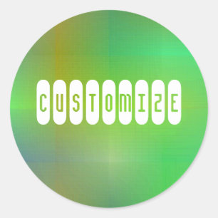 Sticker Rond Couleur Dusky II - Modèle