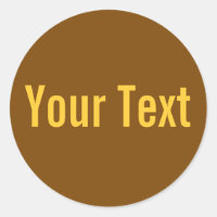 COULEUR SEULEMENT | brun + texte