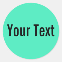COULEUR SEULEMENT | mint + votre texte