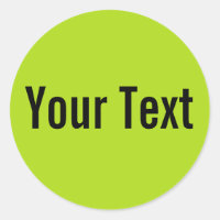 COULEUR SEULEMENT | vert clair + votre texte