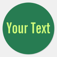 COULEUR SEULEMENT | vert foncé + votre texte