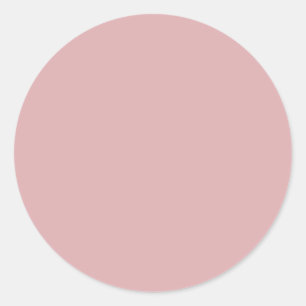 Sticker Rond Couleur solide de châtaignier pâle