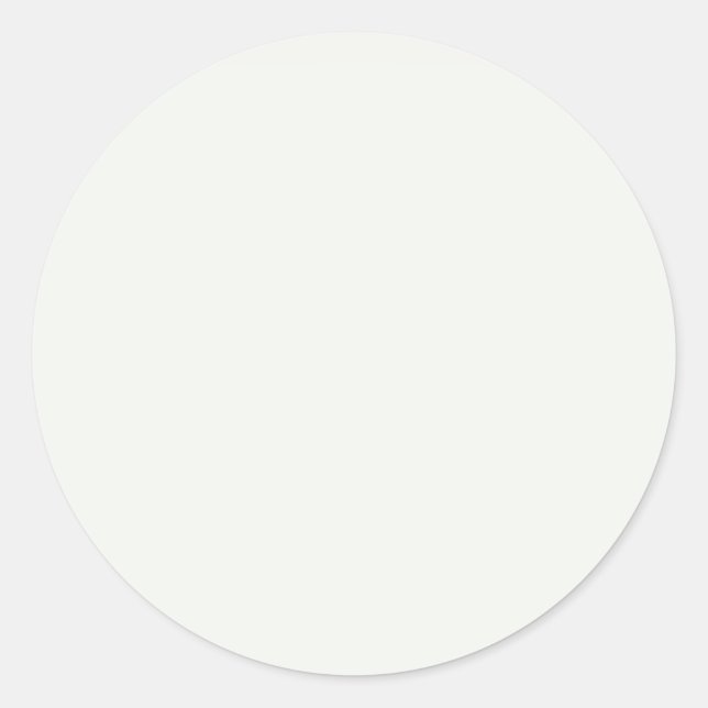 Sticker Rond Couleur solide dentelle Chantilly (Devant)