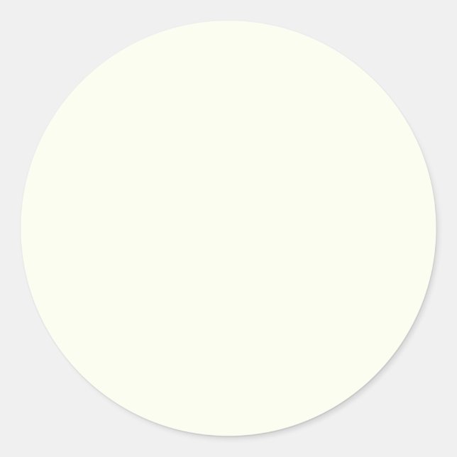 Sticker Rond Couleur solide ivoire (Devant)