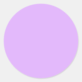 Sticker Rond Couleur solide Mauve