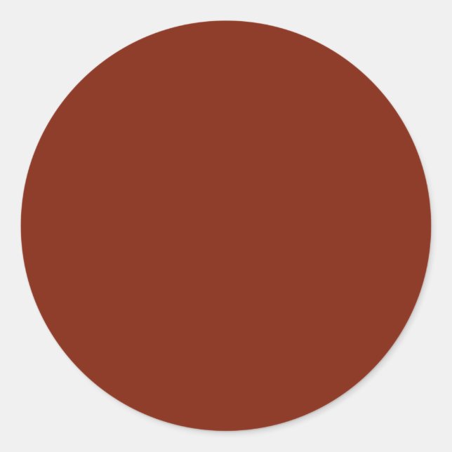 Sticker Rond Couleur traditionnelle kényane en cuivre (Devant)