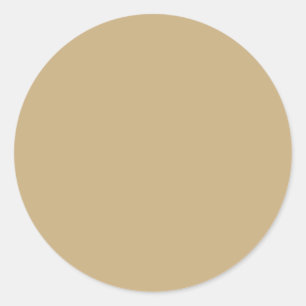 Sticker Rond Couleur uni beige clair