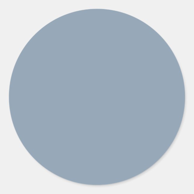 Sticker Rond Couleur uni bleu foncé (Devant)