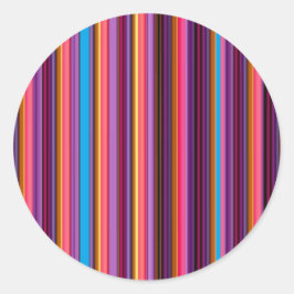 Sticker Rond Couleurs d'Halloween triées