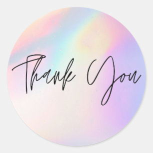 Sticker Rond Couleurs Merci