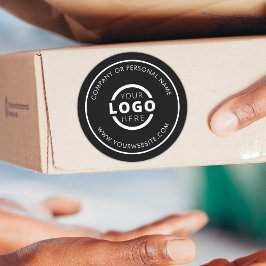 Sticker Rond Couleurs personnalisées Logo de l'entreprise Étiqu