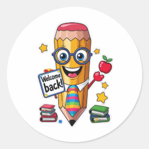 Sticker Rond Coup d'oeil – Bienvenue à la rentrée !