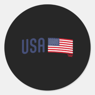 Sticker Rond Coupe du Monde des Supporters de Football Usa 2026