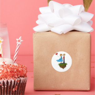 Sticker Rond couple aimant