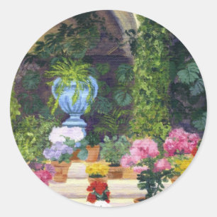 Sticker Rond Cour espagnole