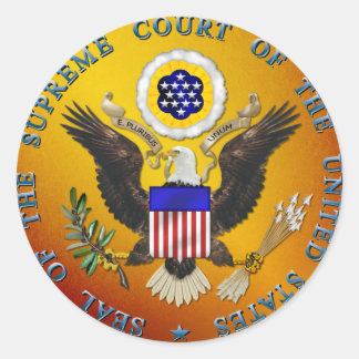 Sticker Rond Cour suprême des États-Unis