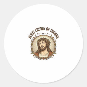 Sticker Rond Couronne d'épines de Jésus Couronne d'épines botan