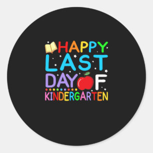 Sticker Rond Cours de troisième cycle de la maternelle