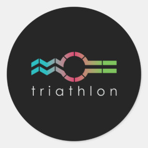 Sticker Rond Course cycliste Triathlon_Swim