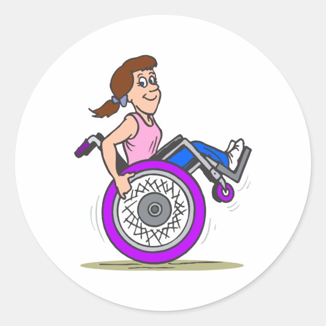 Sticker Rond Course de Wanna (Devant)