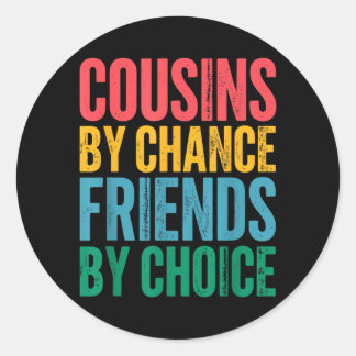 Sticker Rond Cousins