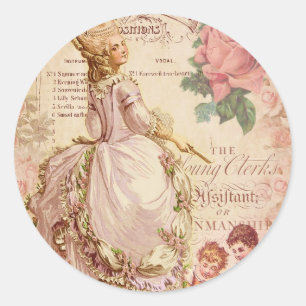Sticker Rond Couture de Mademoiselle