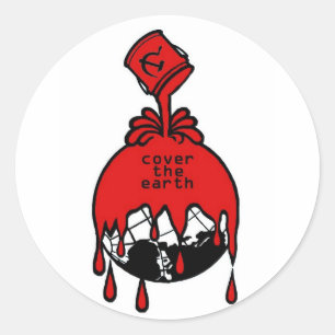 Sticker Rond couvrez la terre