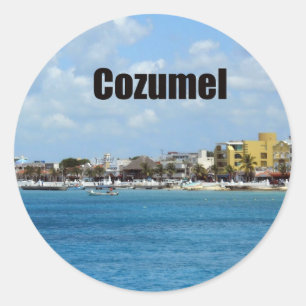 Sticker Rond Cozumel