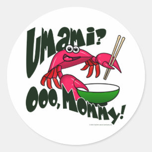 Sticker Rond Crabe d'Umami