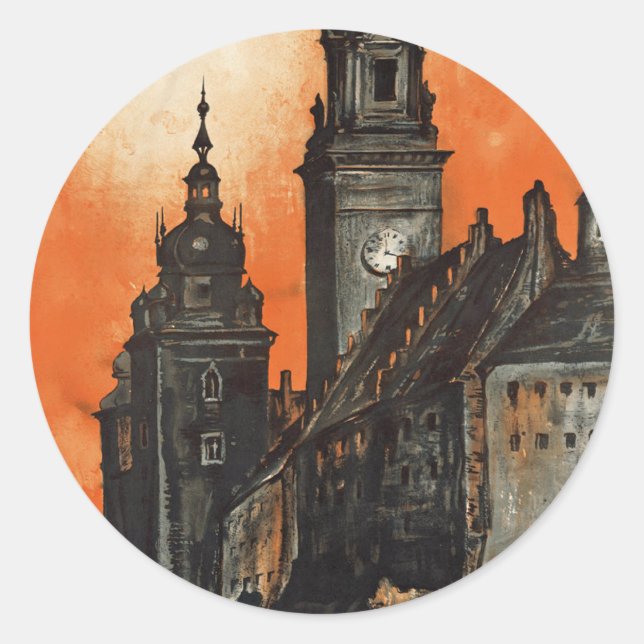 Sticker Rond Cracovie (Devant)
