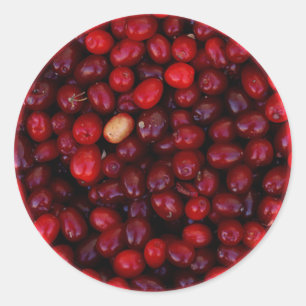 Sticker Rond Cranberry