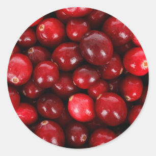 Sticker Rond Cranberry