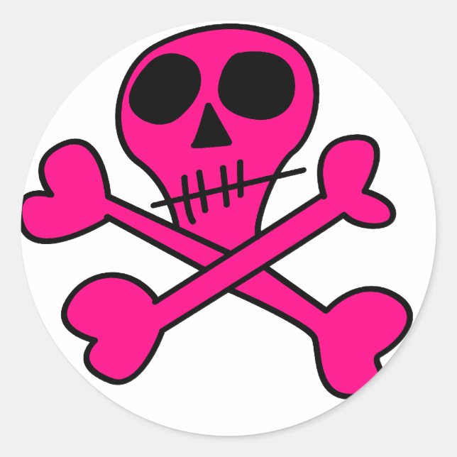 Sticker Rond crâne (Devant)