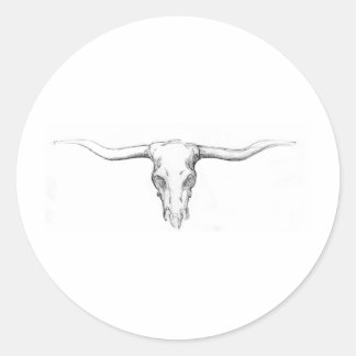 Sticker Rond crâne