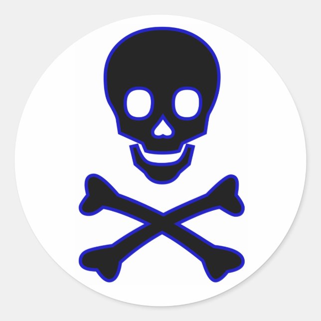 Sticker Rond crâne (Devant)