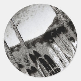 Sticker Rond création de skis